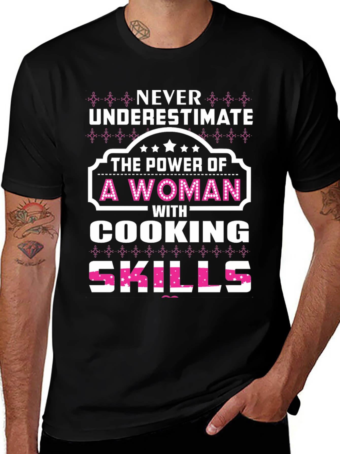 Never Underestimate Cooking Skills T-Shirt