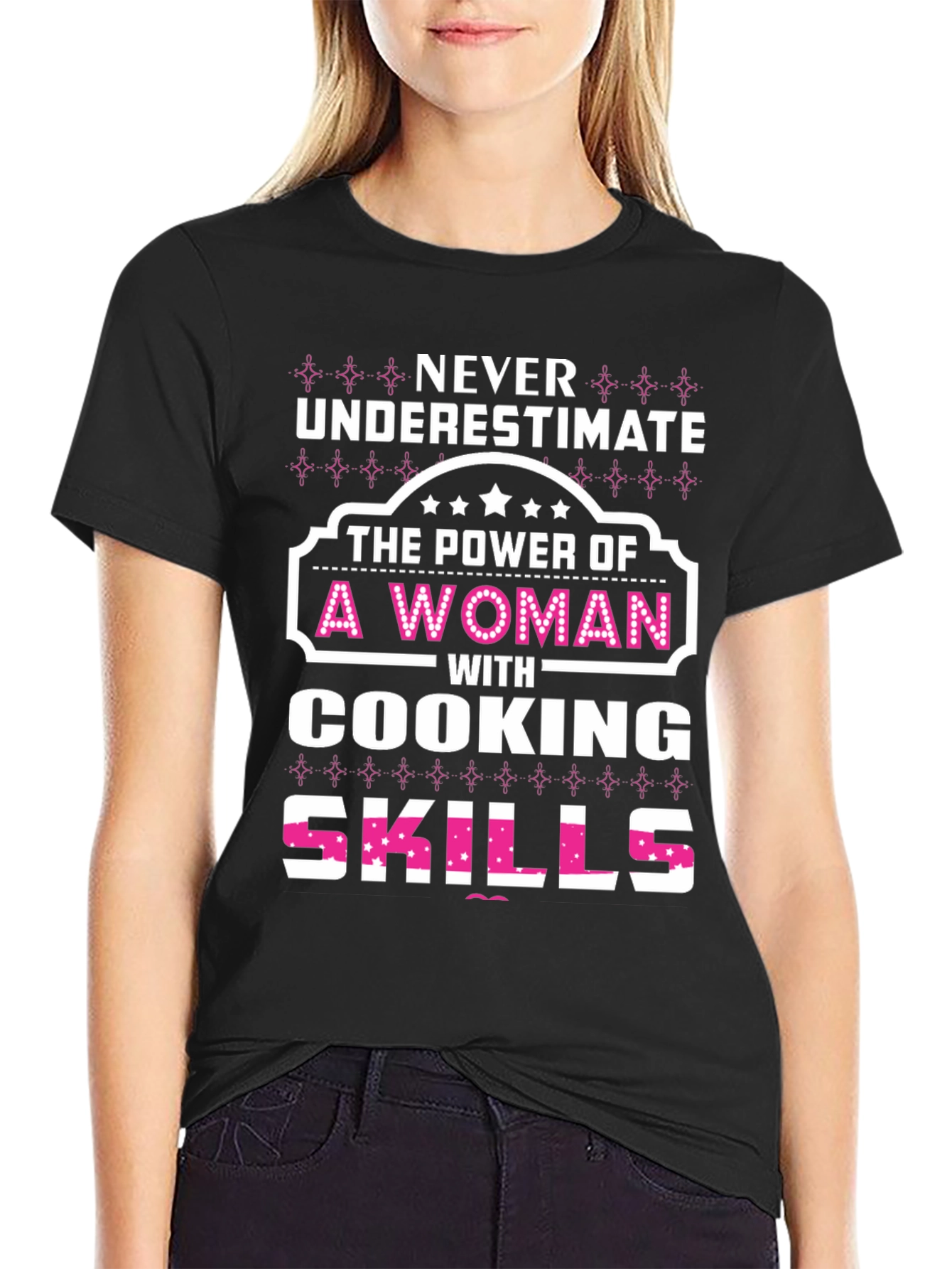 Never Underestimate Cooking Skills T-Shirt