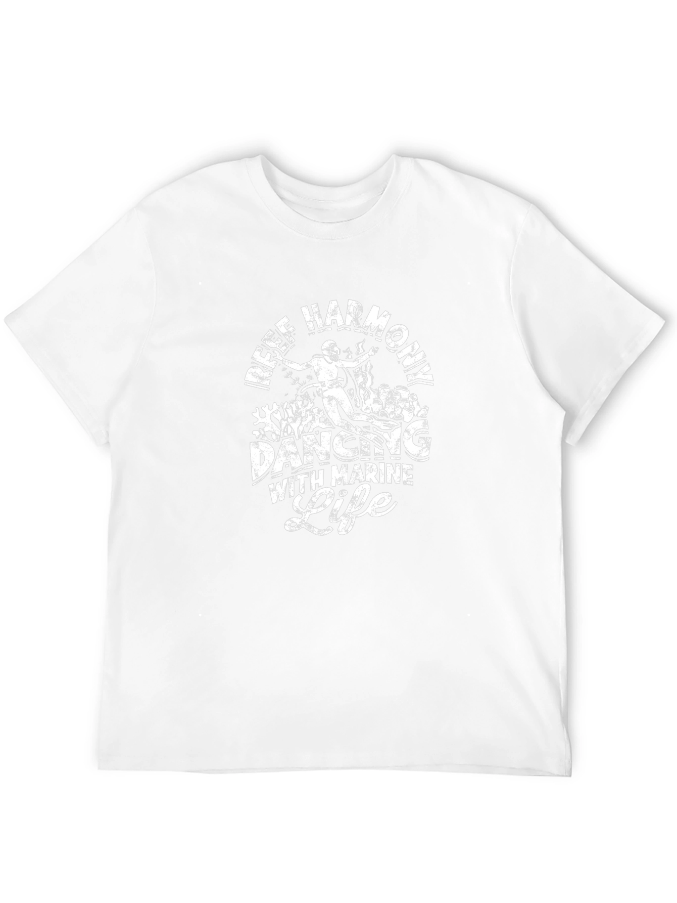 Reef Harmony Diving Tee - Marine Life Design