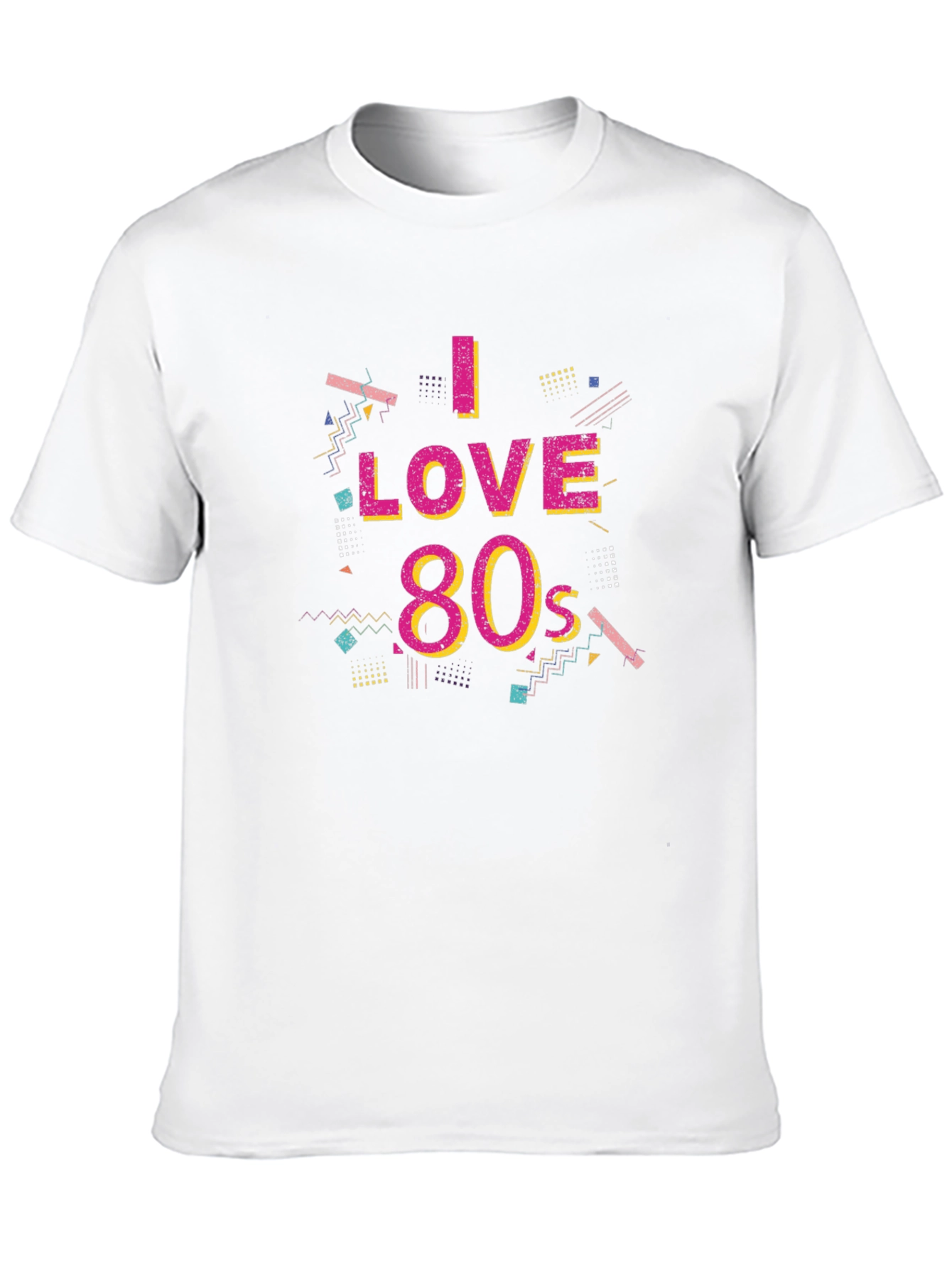 I Love 80s Graphic Black T-Shirt