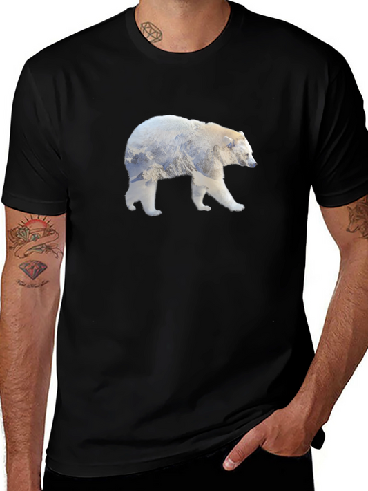 Polar Bear Mountain Silhouette T-Shirt