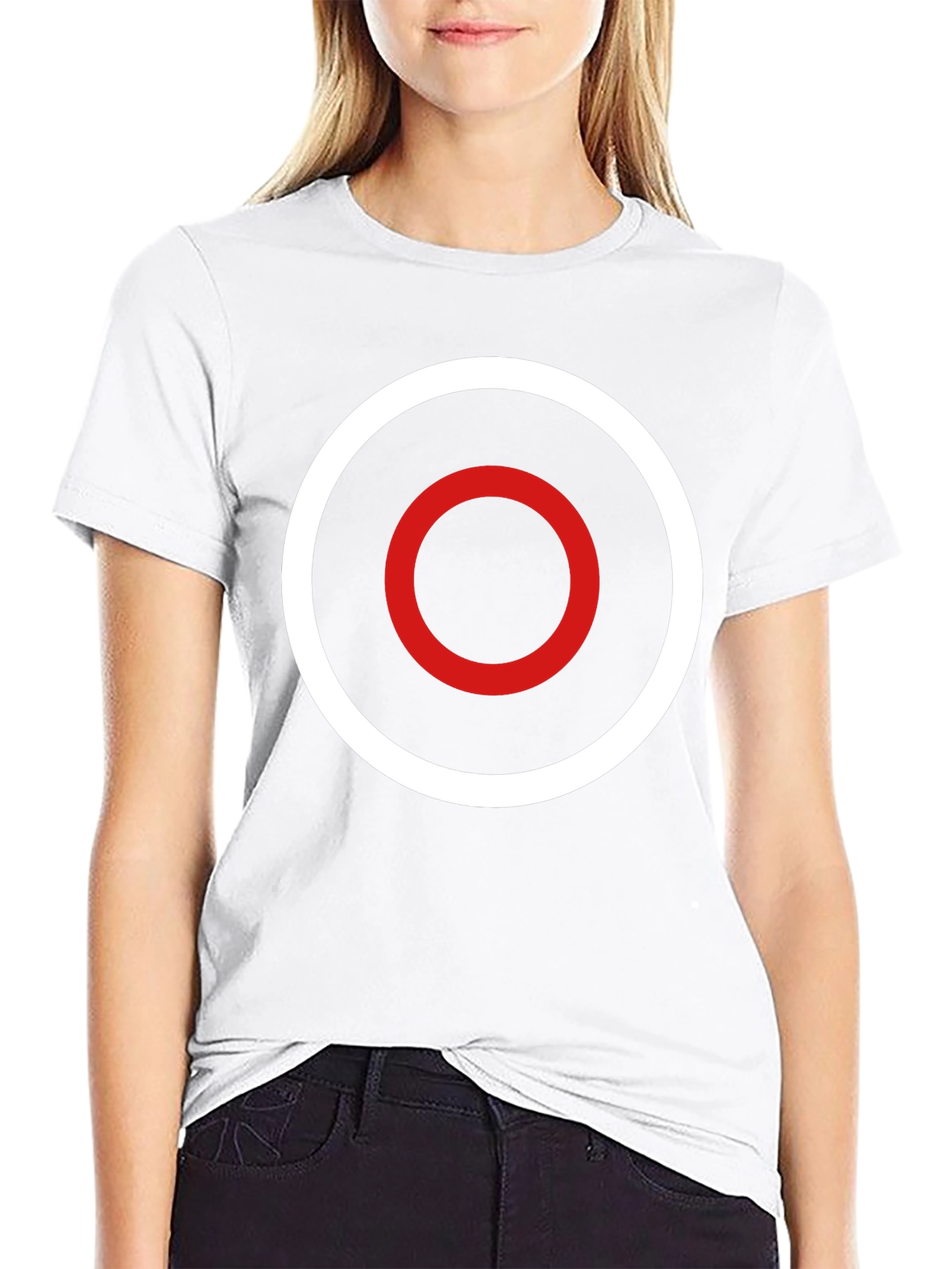Target Circle Tee - Black Shirt with Rings