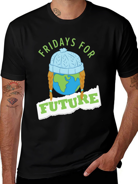 Fridays For Future Earth Graphic T-Shirt