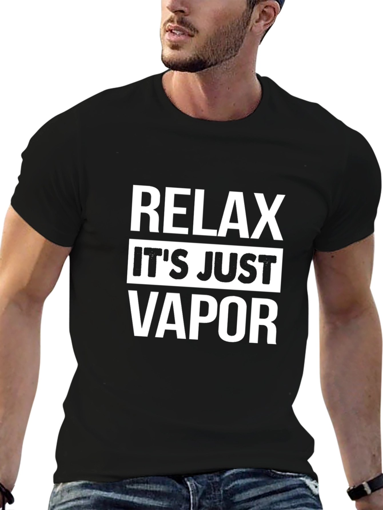 Relax Its Just Vapor Graphic Tee
