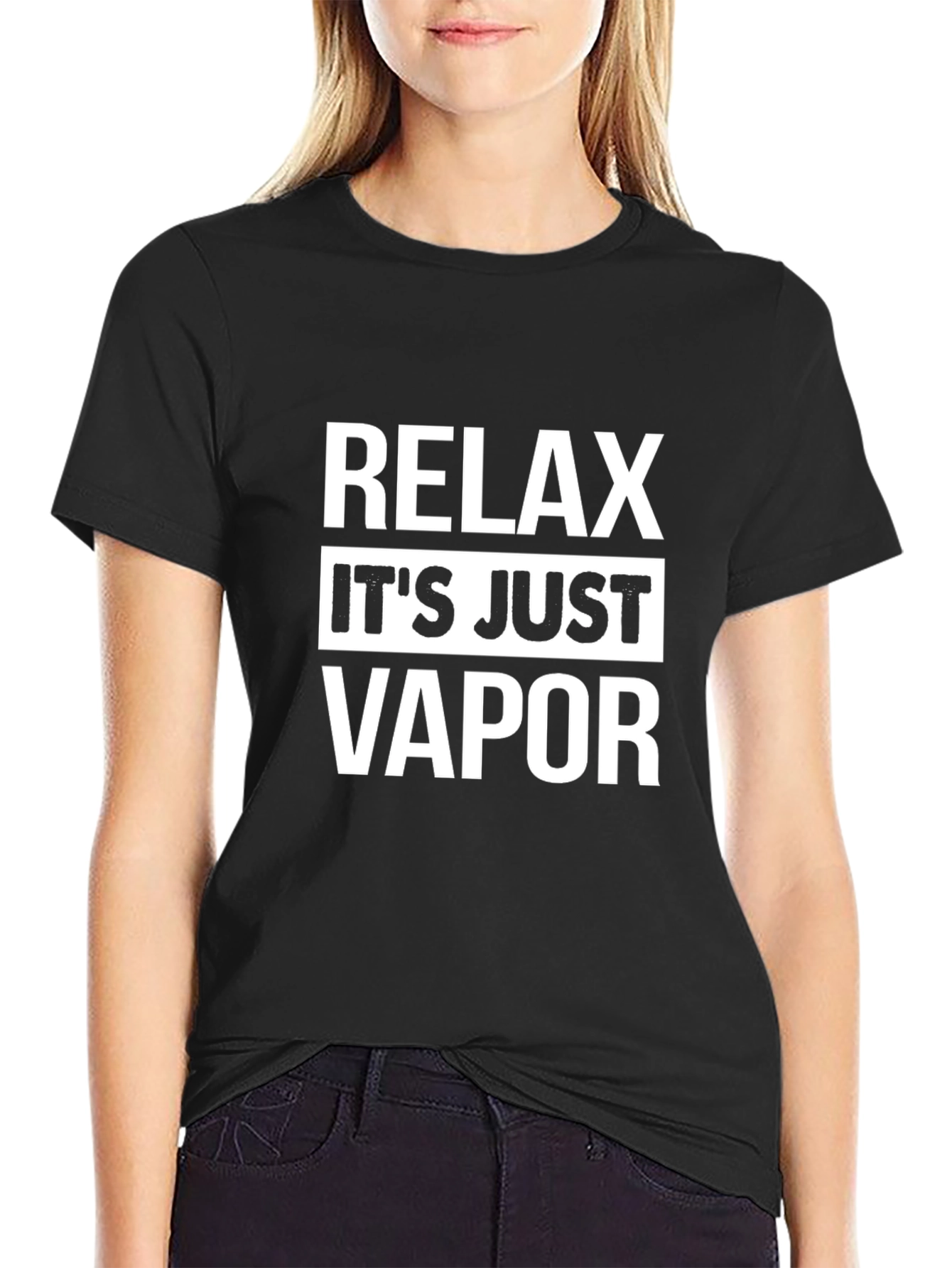 Relax Its Just Vapor Graphic Tee