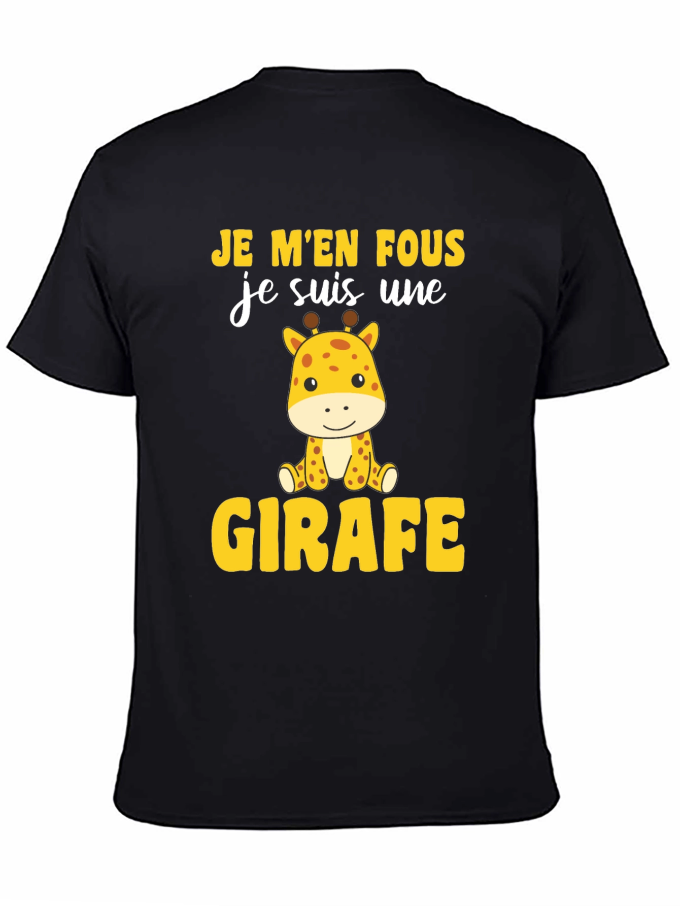 Je Men Fous Giraffe T-Shirt - Funny Animal Tee