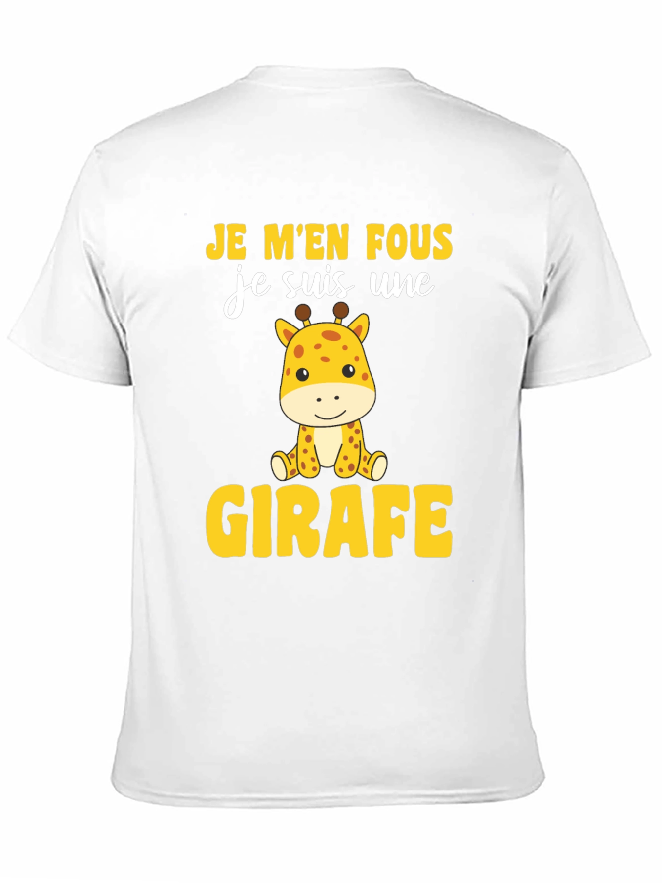 Je Men Fous Giraffe T-Shirt - Funny Animal Tee