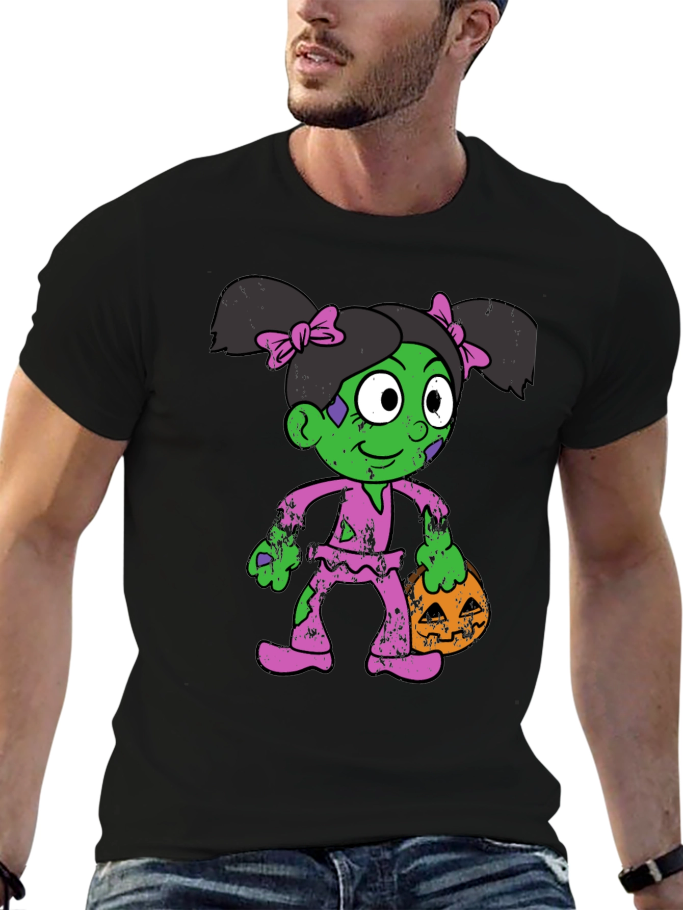 Zombie Girl Halloween T-Shirt - Costume Tee
