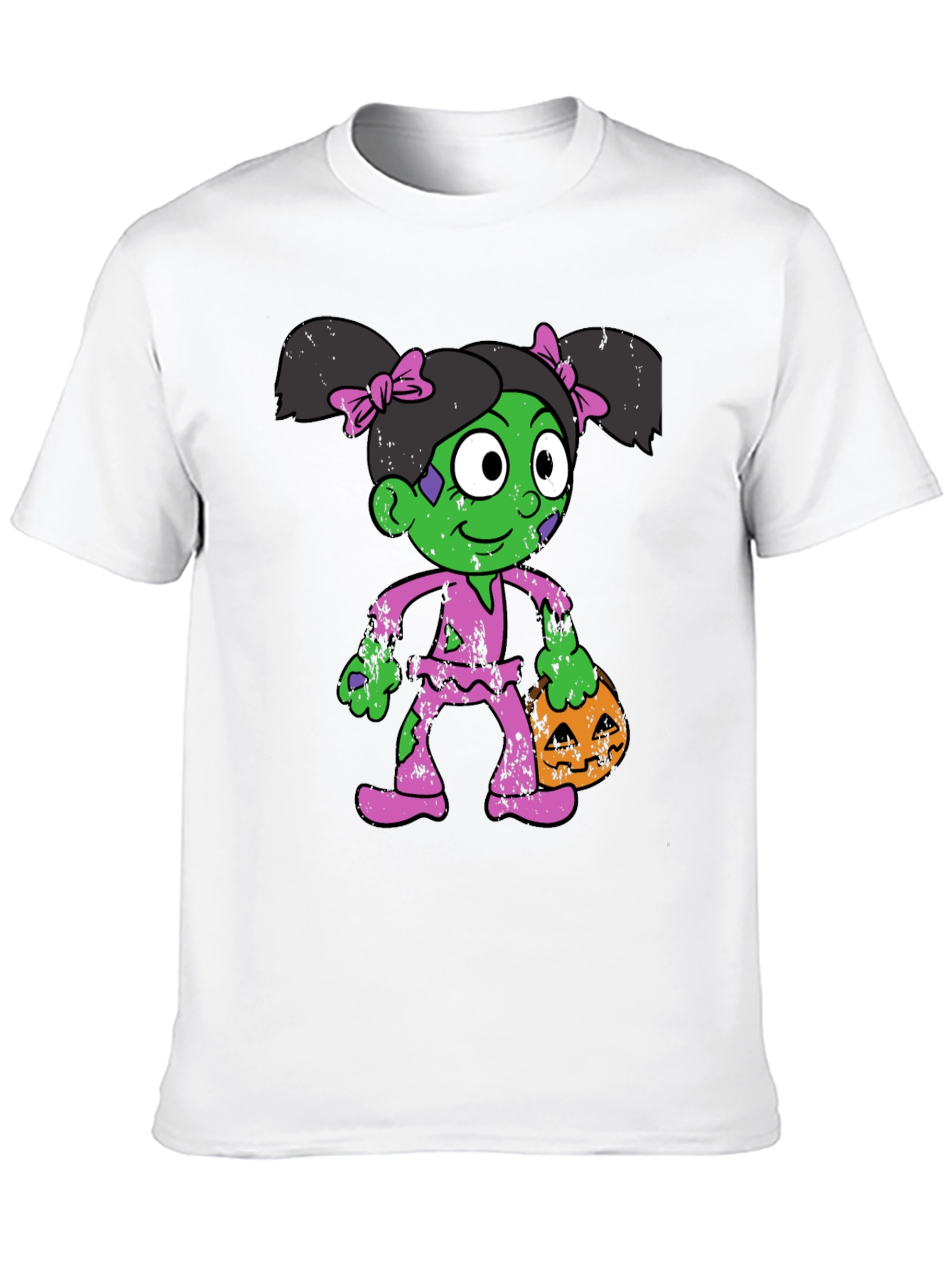 Zombie Girl Halloween T-Shirt - Costume Tee