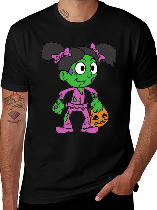 Zombie Girl Halloween T-Shirt - Costume Tee