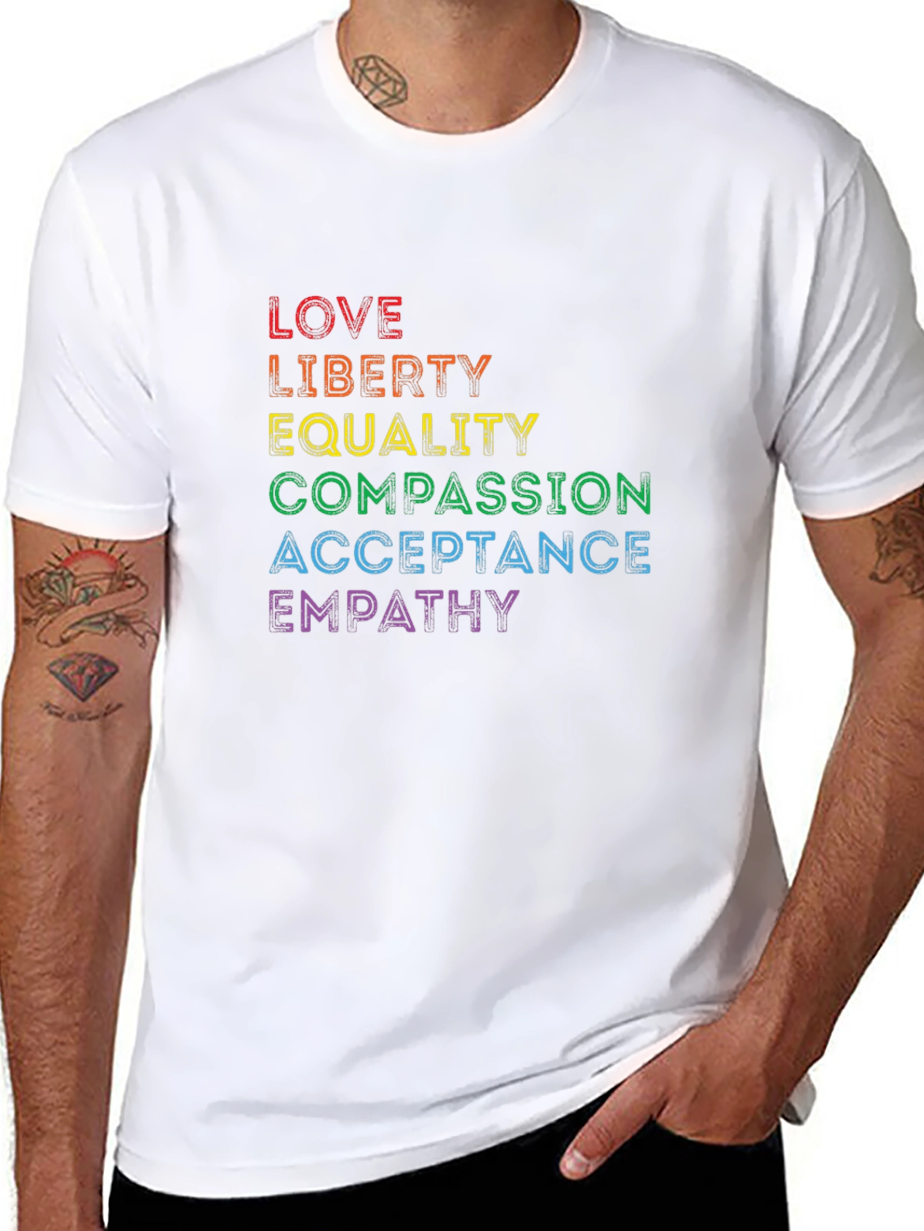 Love Liberty Equality LGBTQ Pride T-Shirt