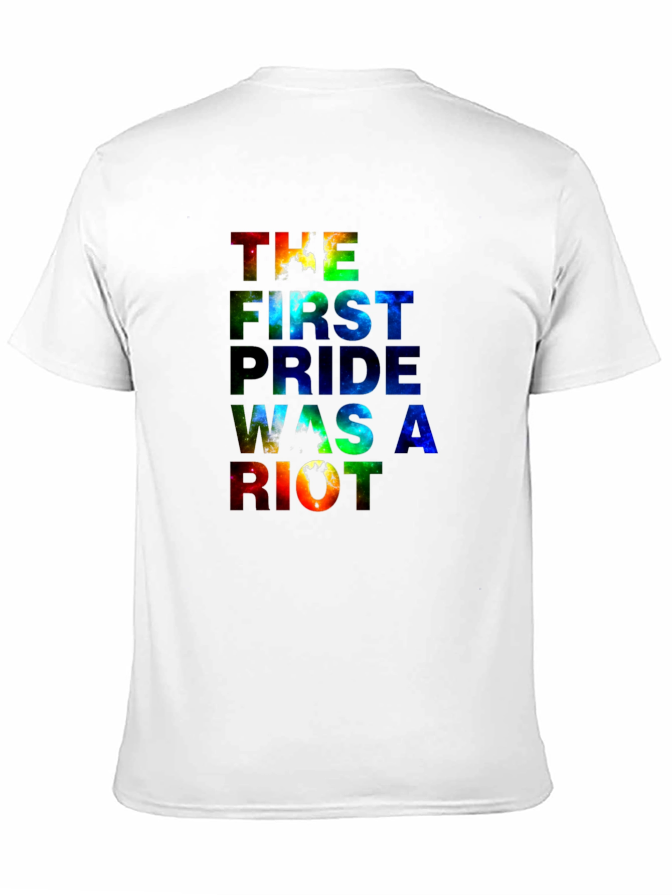 Pride Riot Graphic Tee - Black Cotton Blend