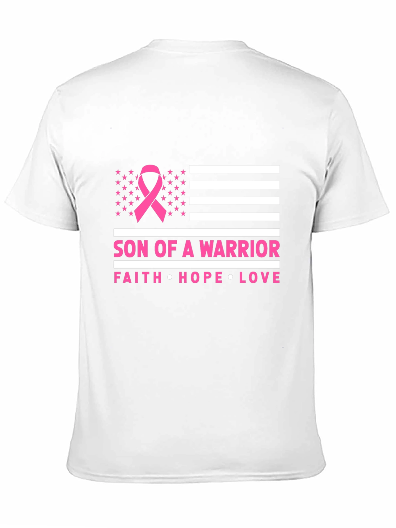 Son of a Warrior Breast Cancer Awareness T-Shirt