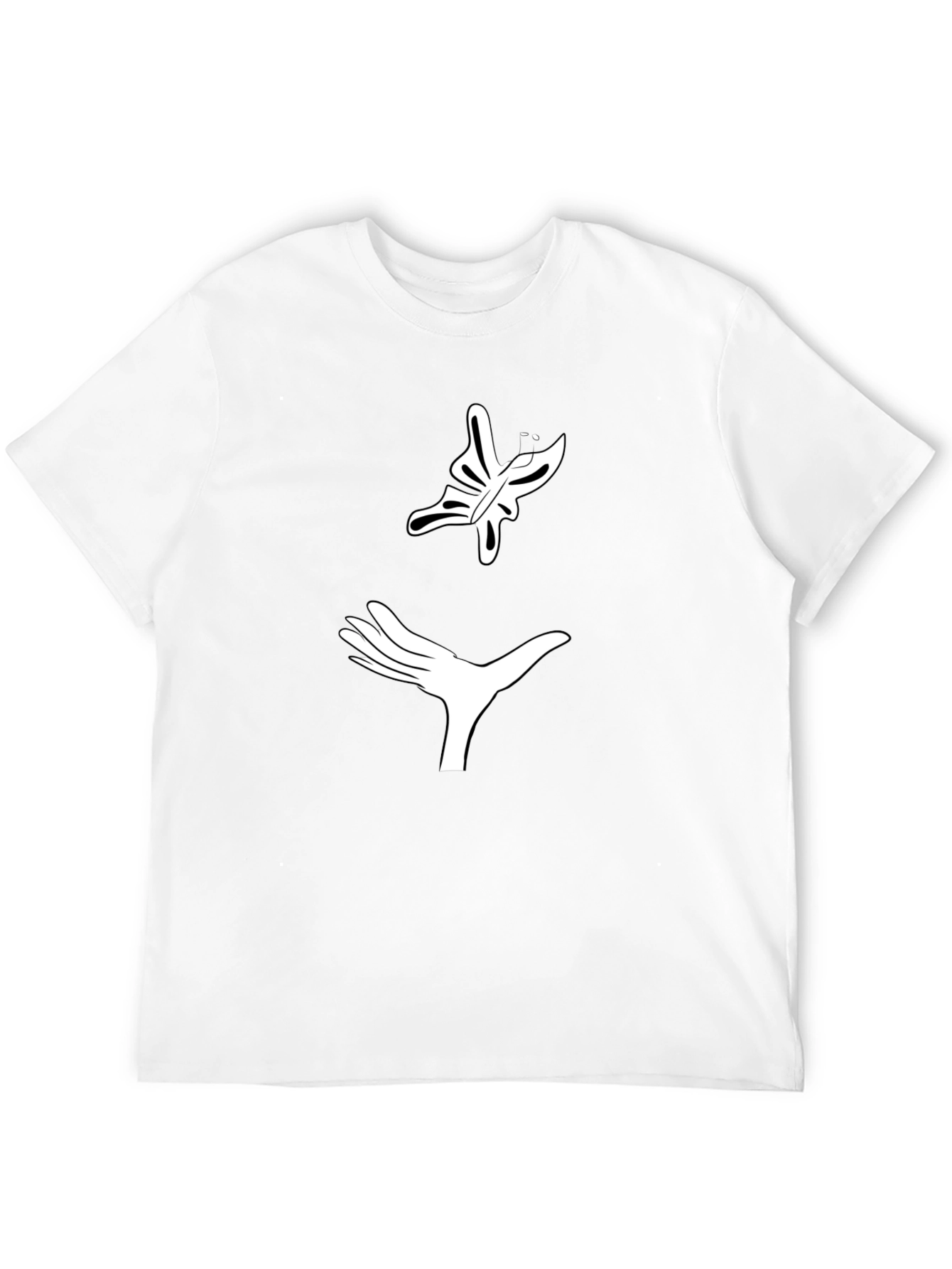 Butterfly Release Black T-Shirt - Graphic Tee