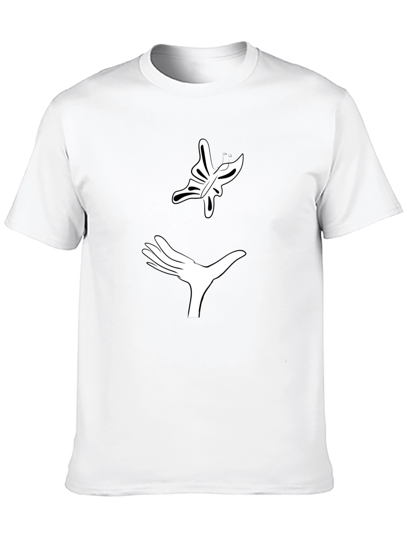 Butterfly Release Black T-Shirt - Graphic Tee