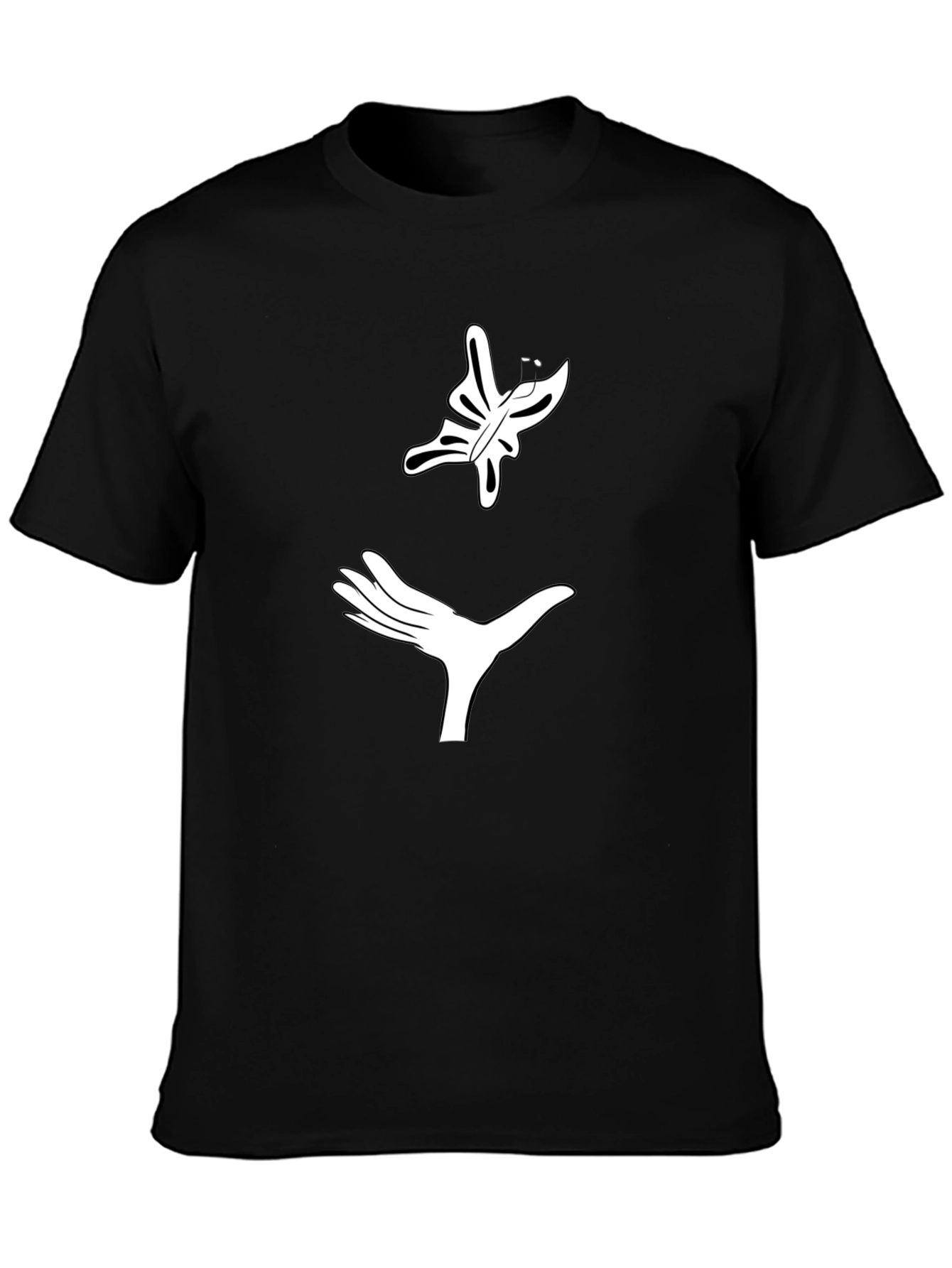Butterfly Release Black T-Shirt - Graphic Tee