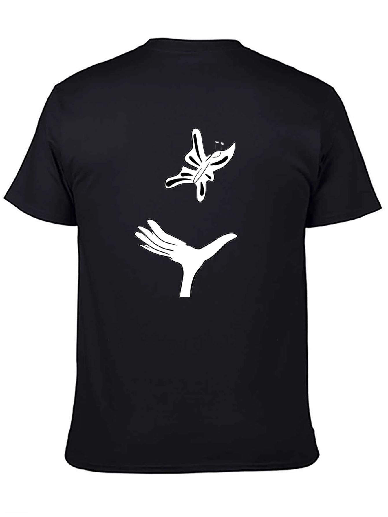 Butterfly Release Black T-Shirt - Graphic Tee