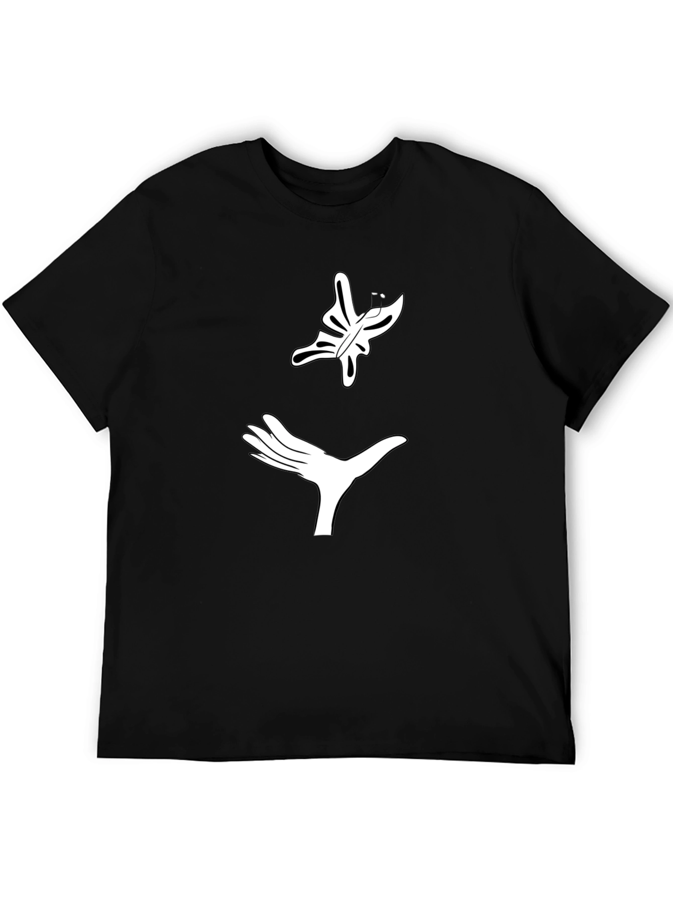 Butterfly Release Black T-Shirt - Graphic Tee