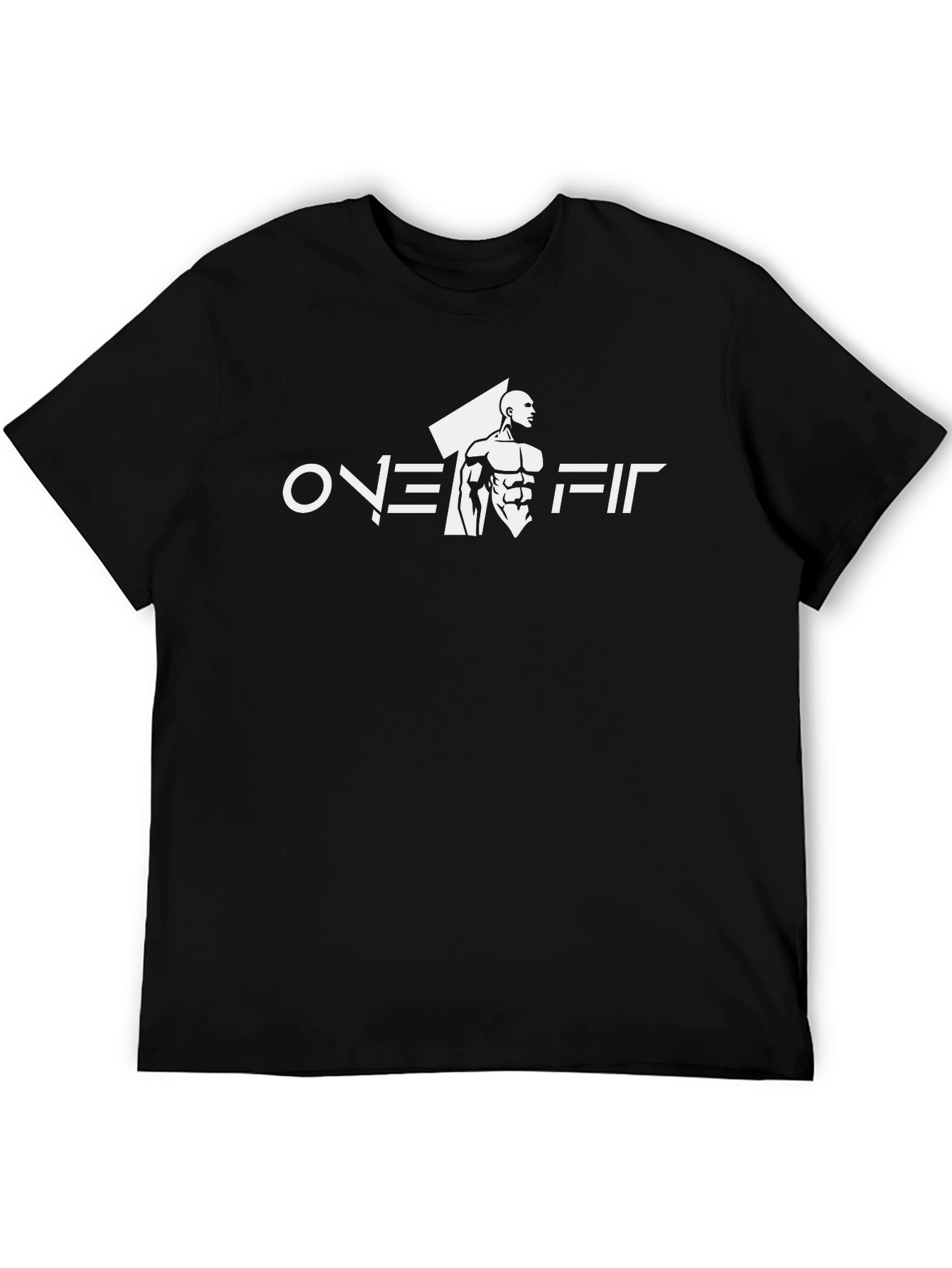 One Fit Black Graphic Tee Shirt