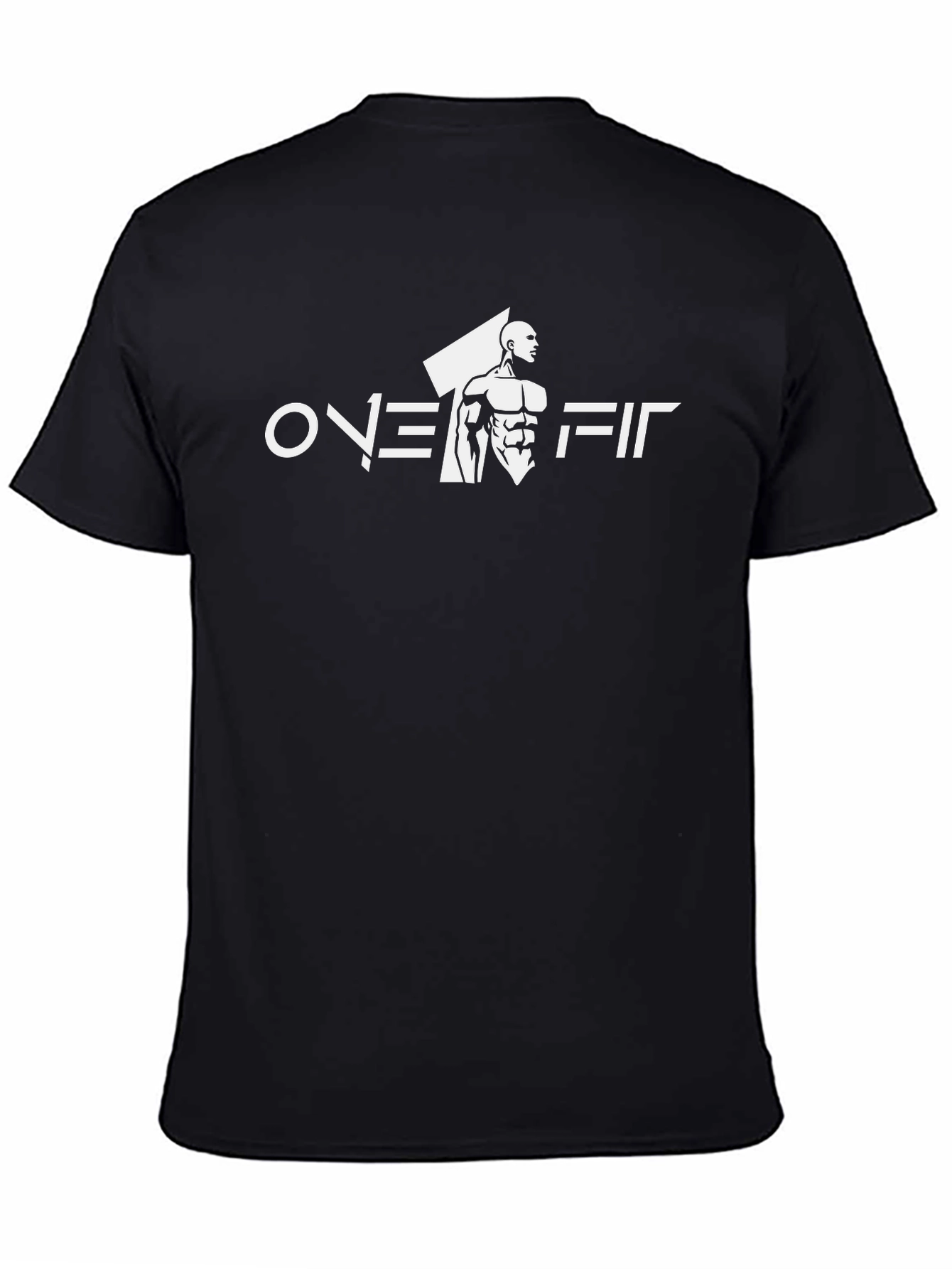 One Fit Black Graphic Tee Shirt