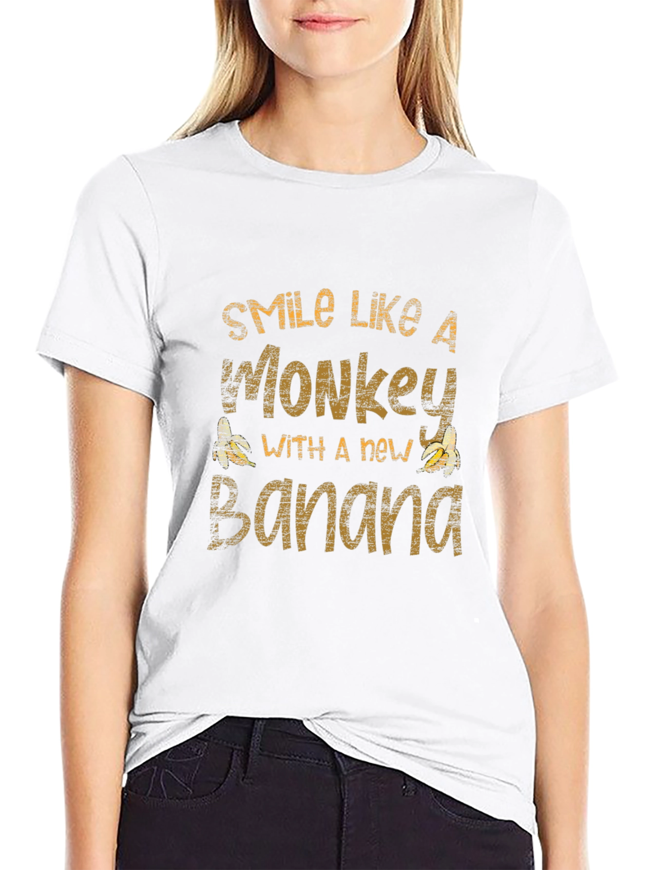 Smile Like a Monkey Banana T-Shirt