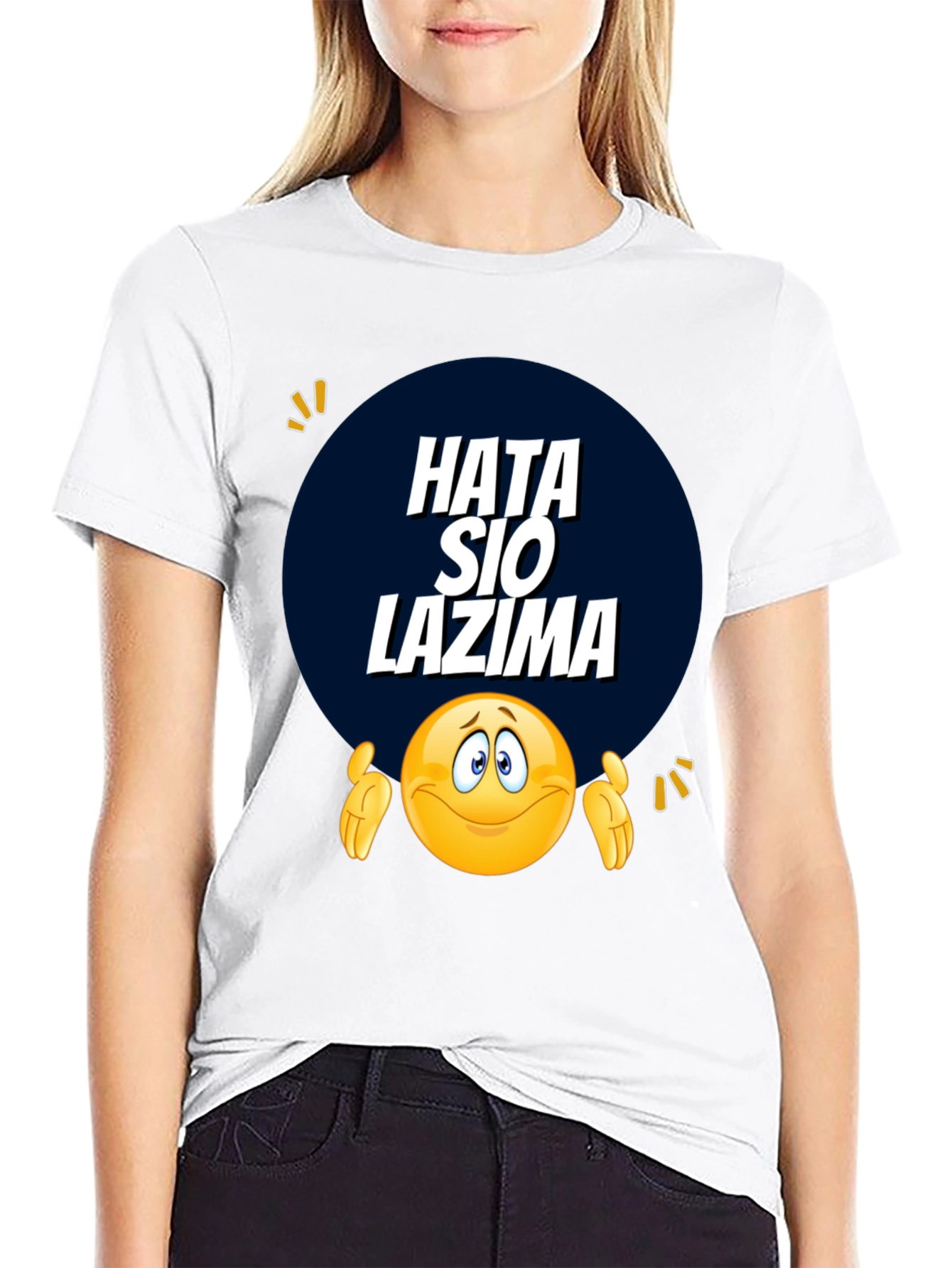 Hata Sio Lazima Emoji Graphic T-Shirt