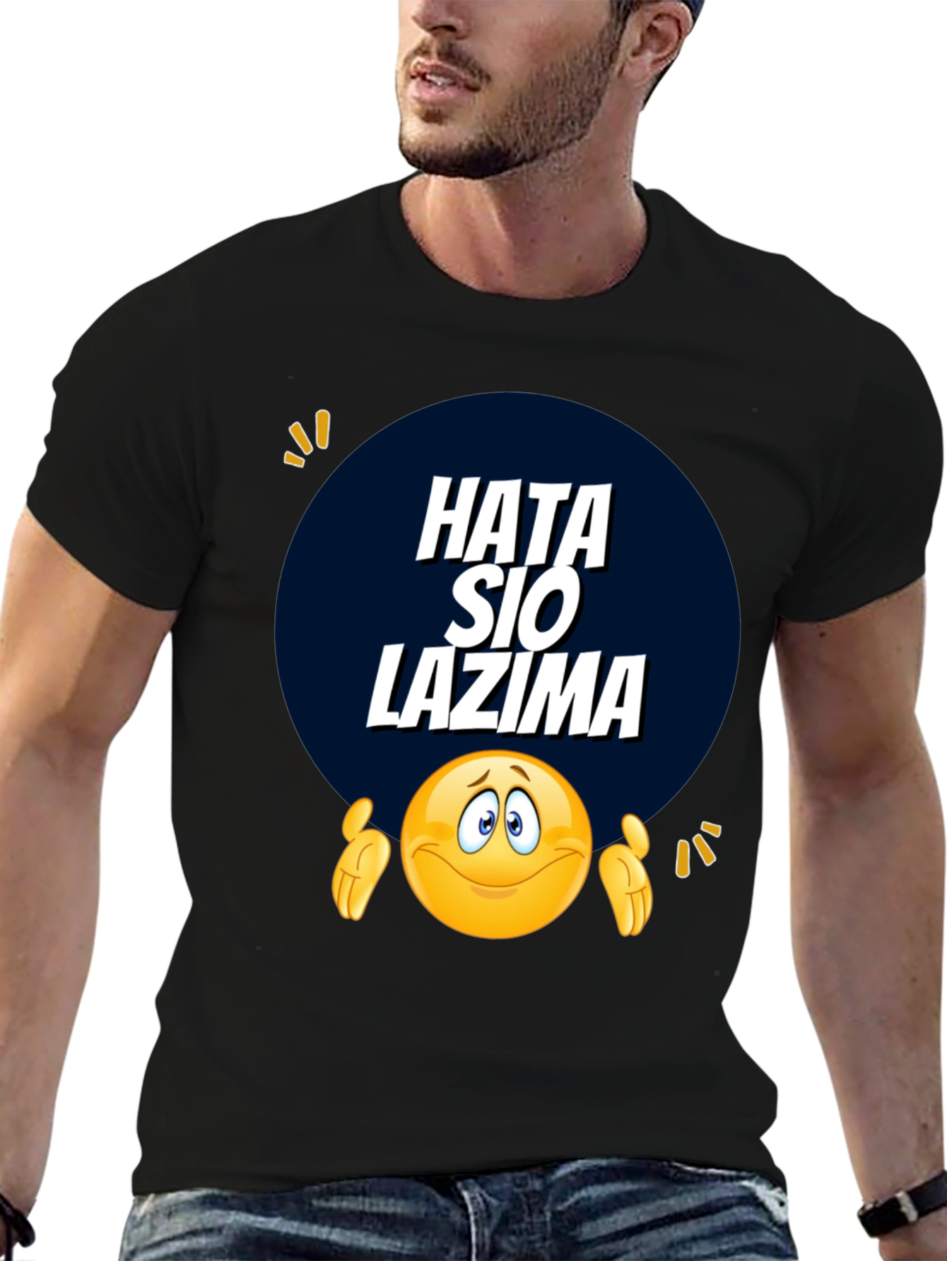 Hata Sio Lazima Emoji Graphic T-Shirt