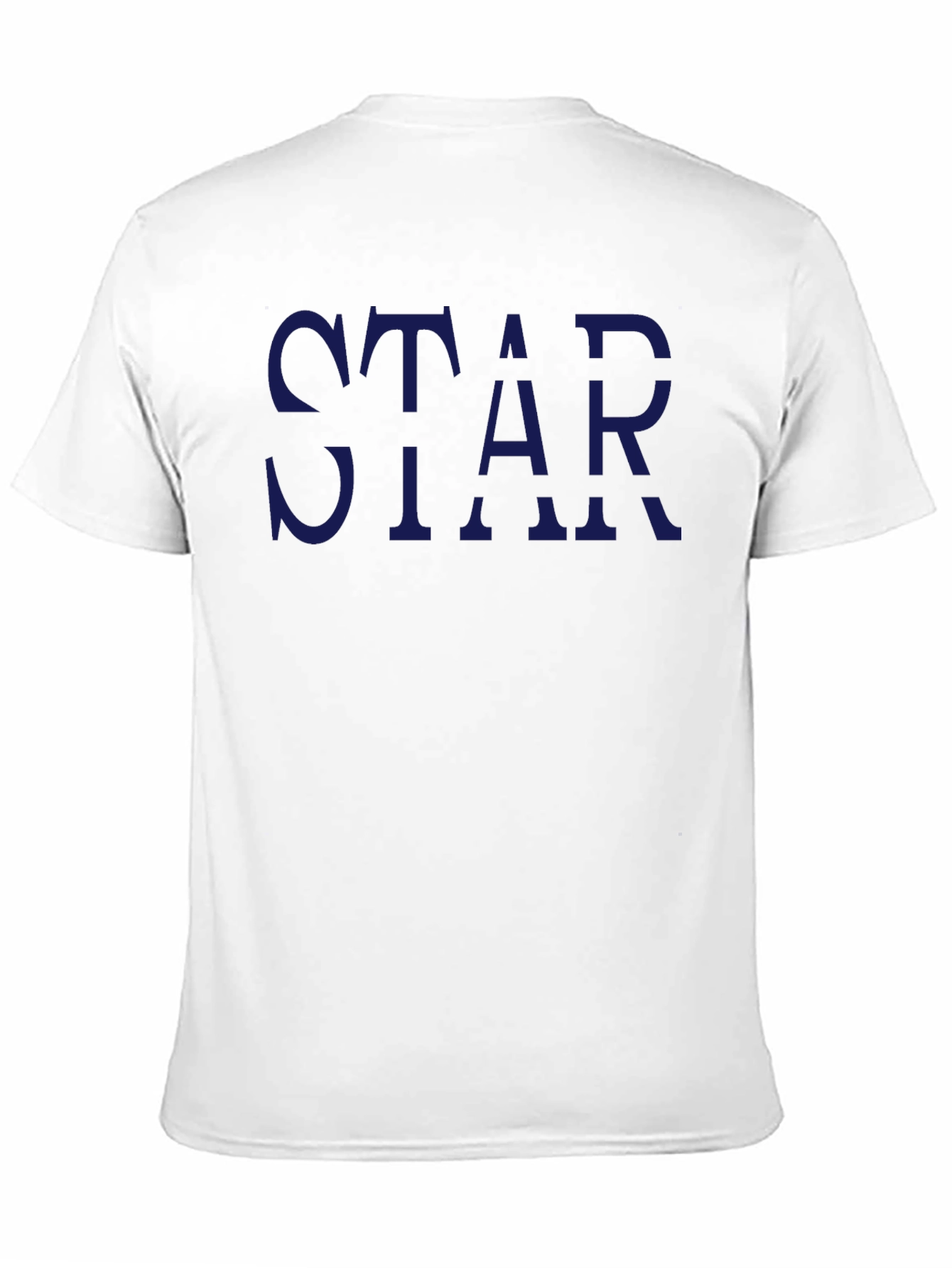 Star Graphic Print Crew Neck T-Shirt