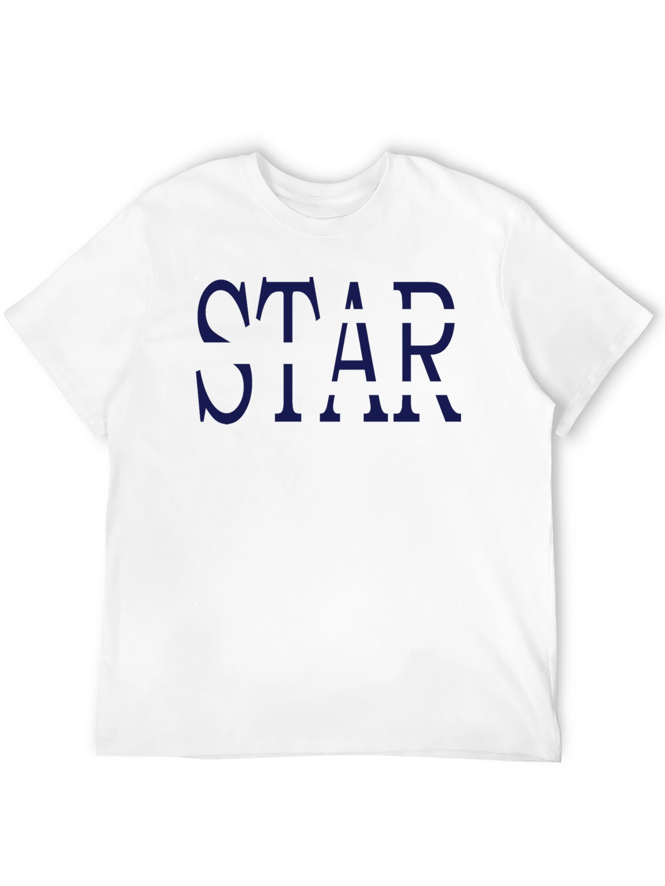 Star Graphic Print Crew Neck T-Shirt