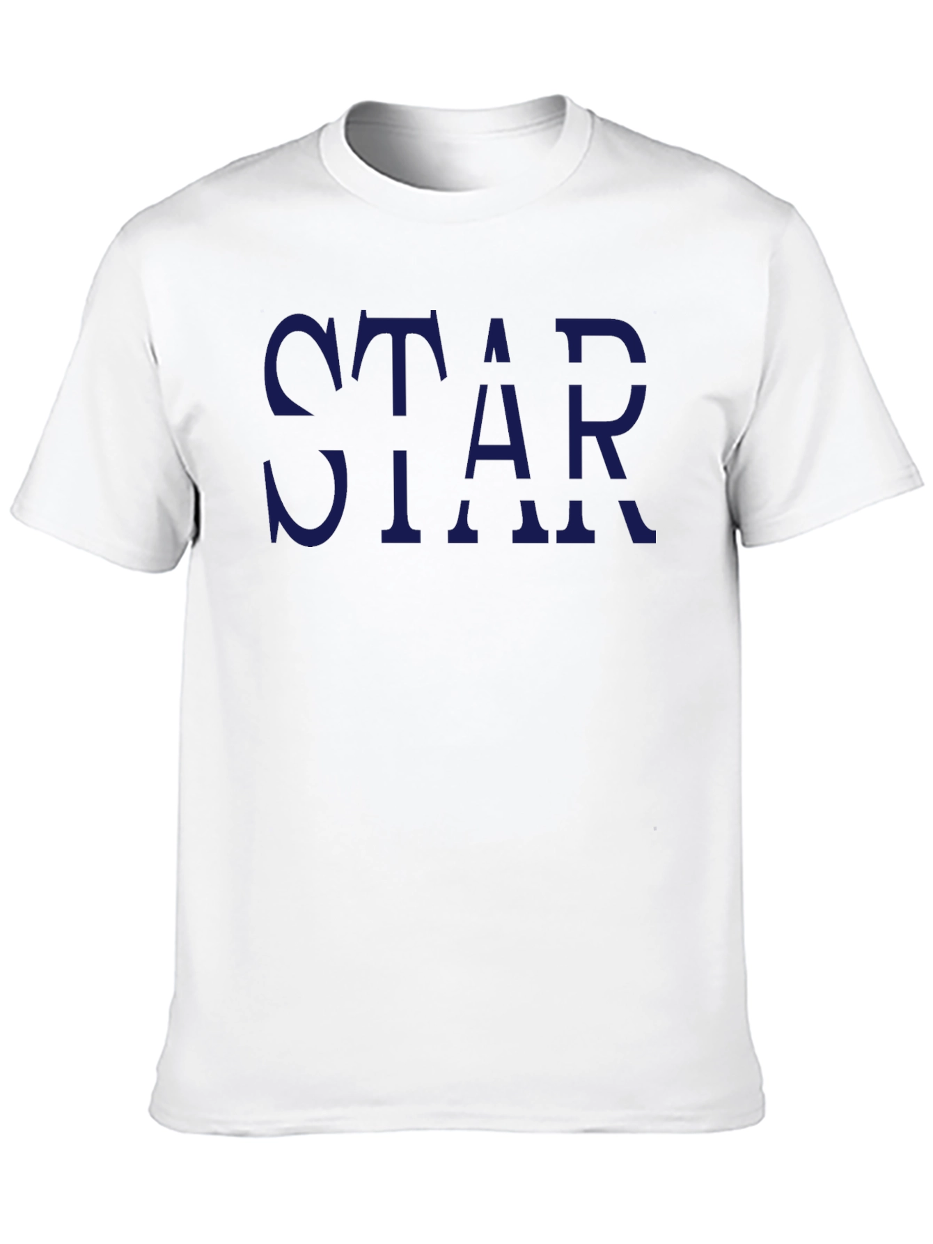 Star Graphic Print Crew Neck T-Shirt
