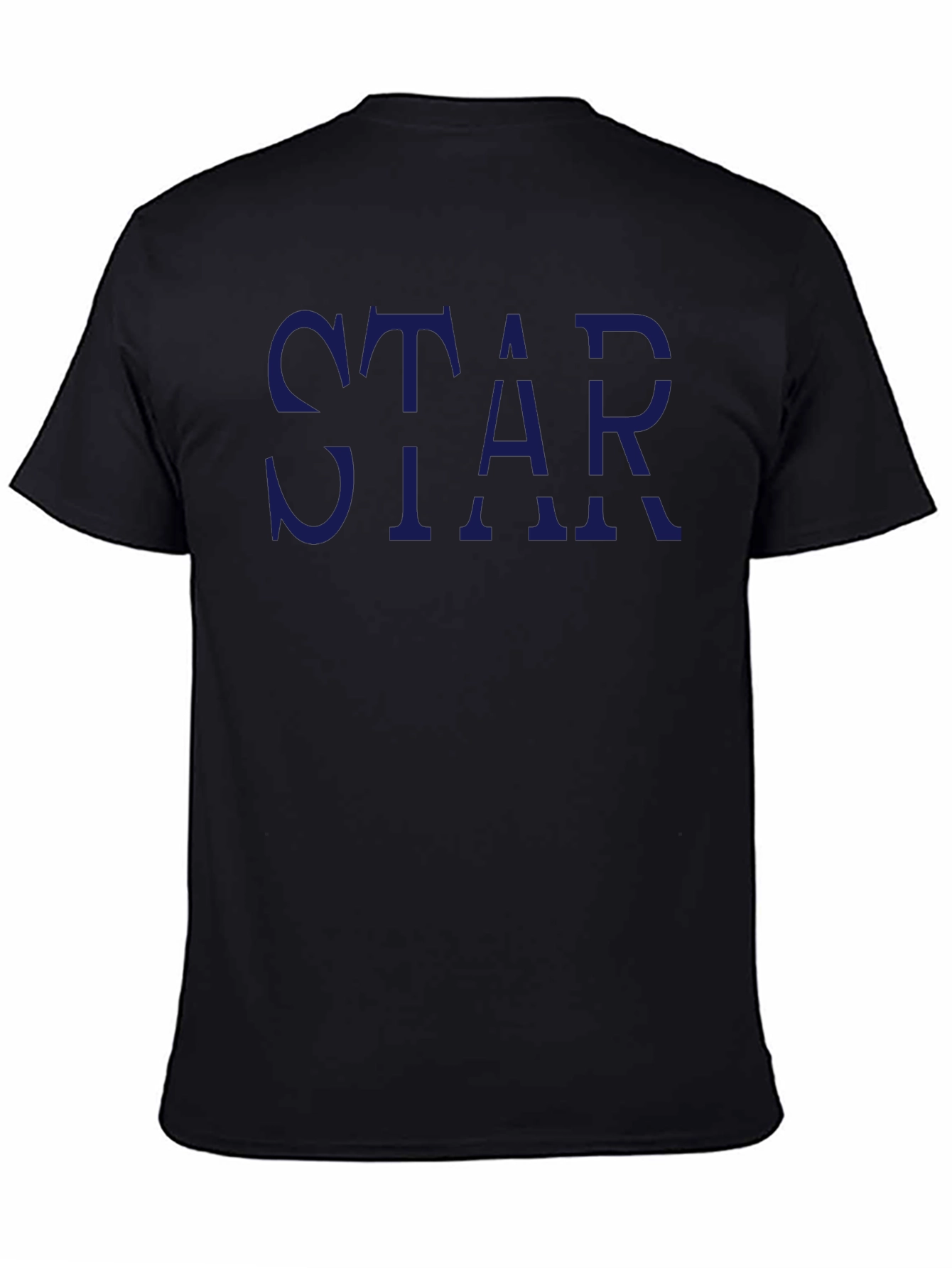 Star Graphic Print Crew Neck T-Shirt