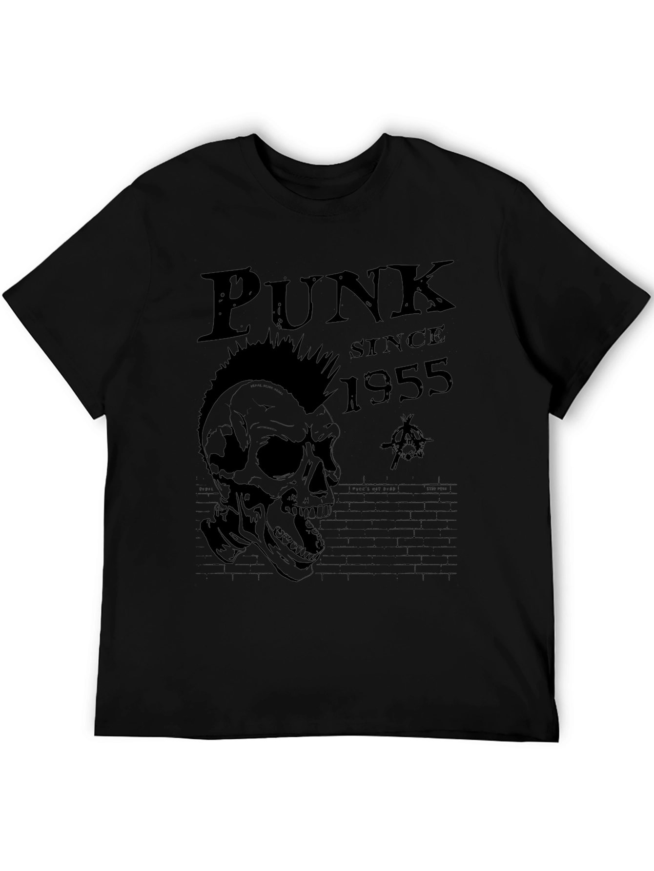 Punk Since 1955 Graphic Tee - Skull Design