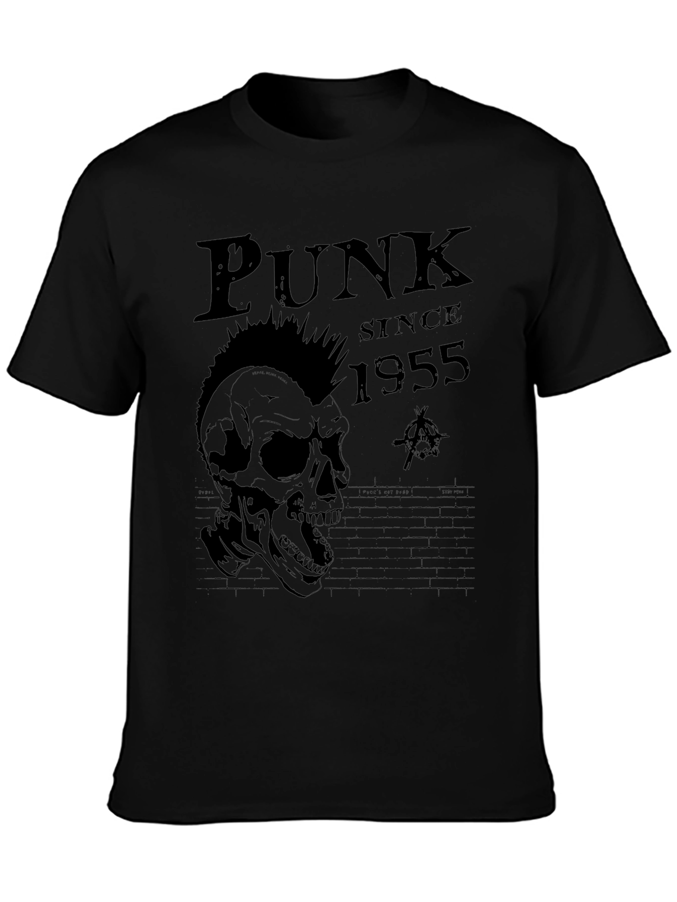 Punk Since 1955 Graphic Tee - Skull Design