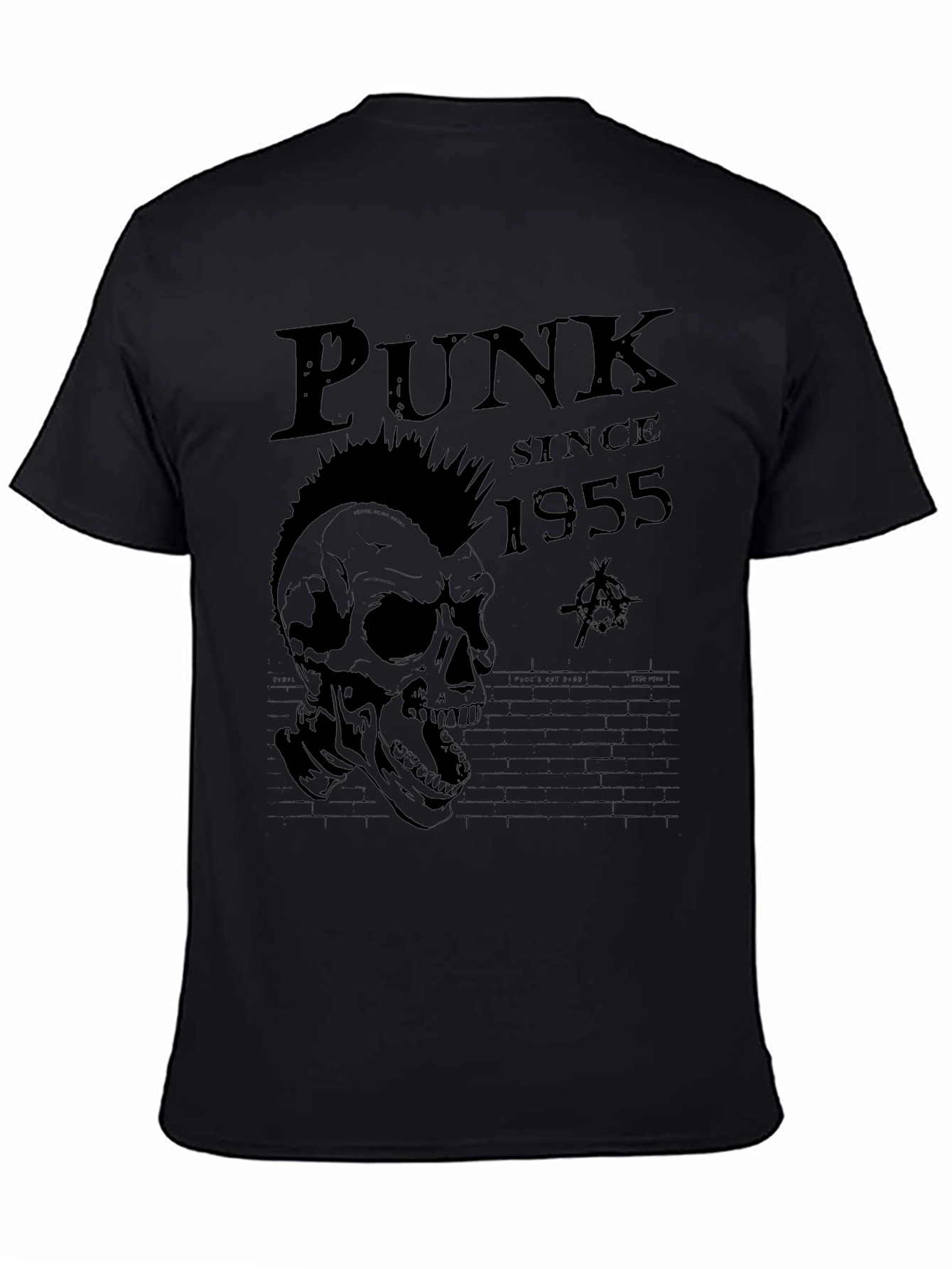 Punk Since 1955 Graphic Tee - Skull Design